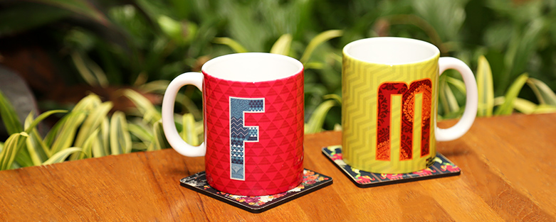 Alphabet Coffee Mugs