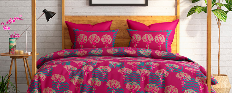 Buy Designer Bed Sheet online