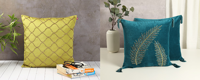 Shop embroidery cushion covers online at India Circus