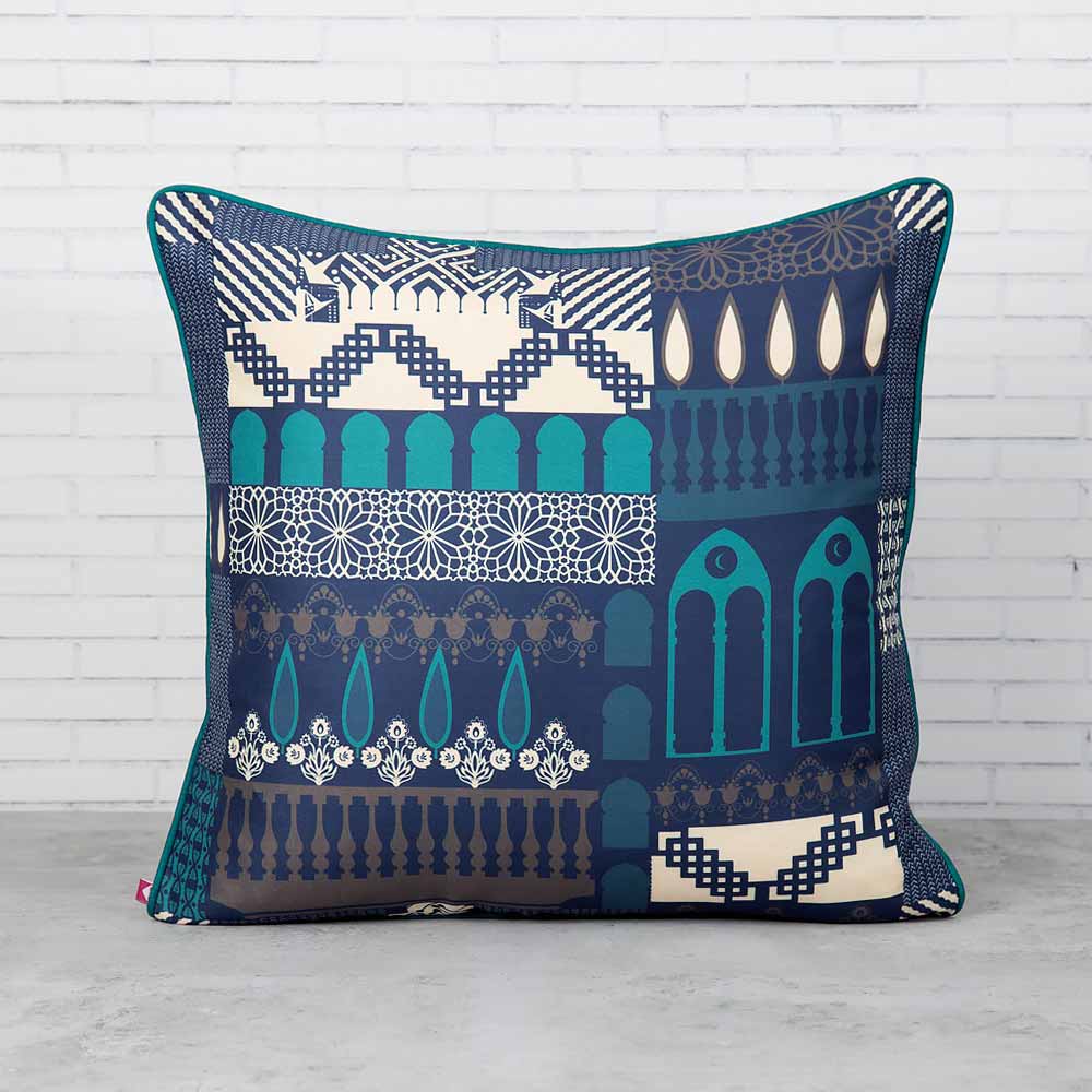 Chronicles of Charisma Blended Fabric Cushion Cover