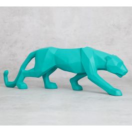 Turquoise Bobcat Animal Figurine and Idols