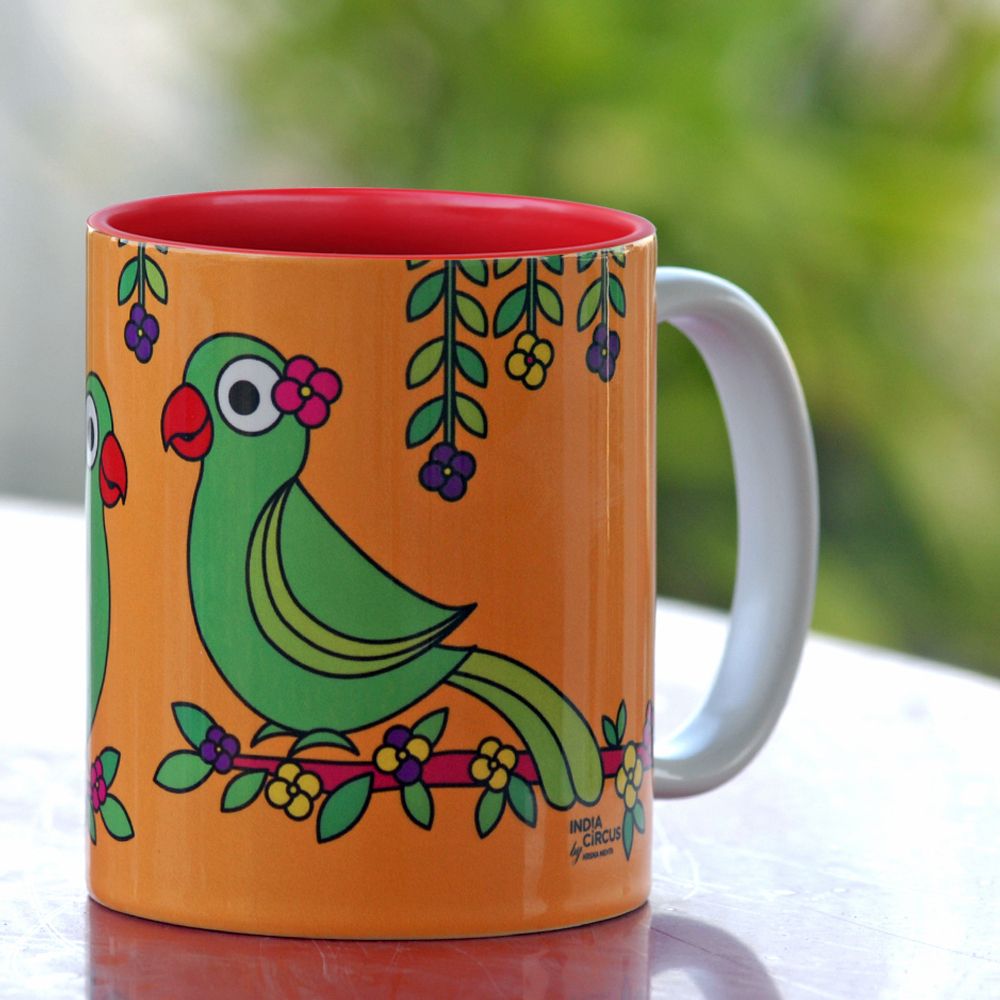 Jalebi Talking Parrots Mug