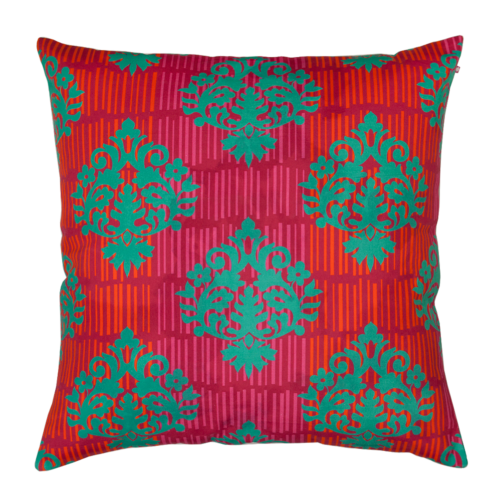Fuchsia Floral Cushion Cover