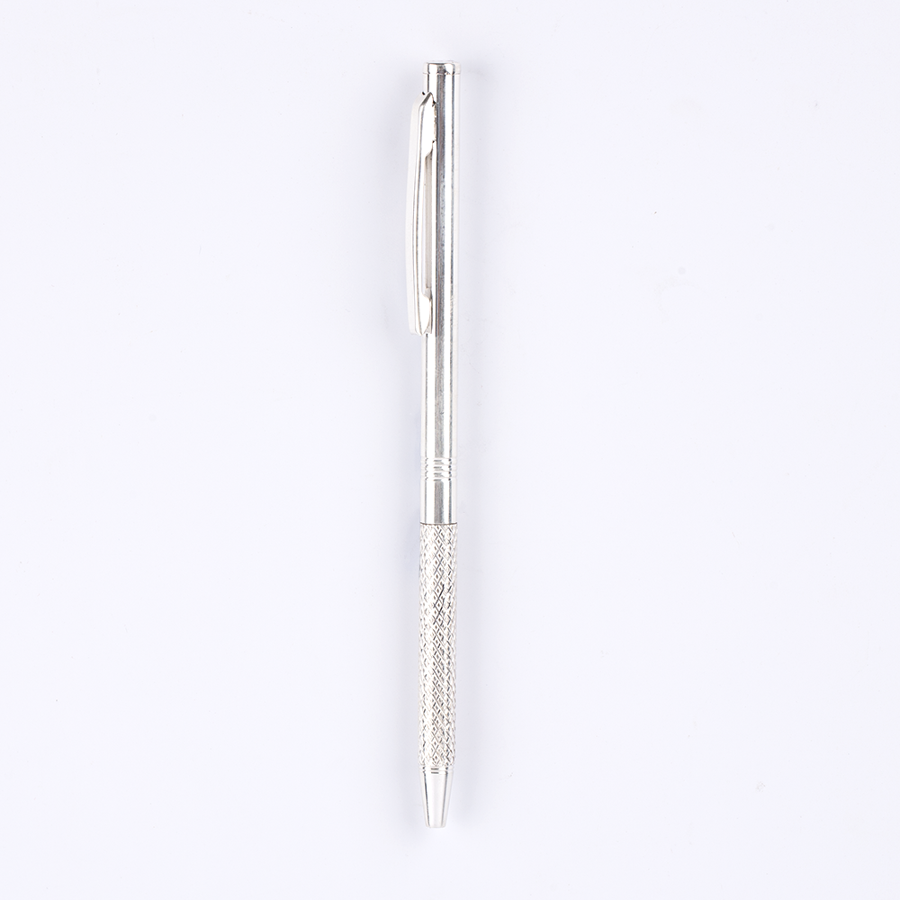 Silver Striped Pen