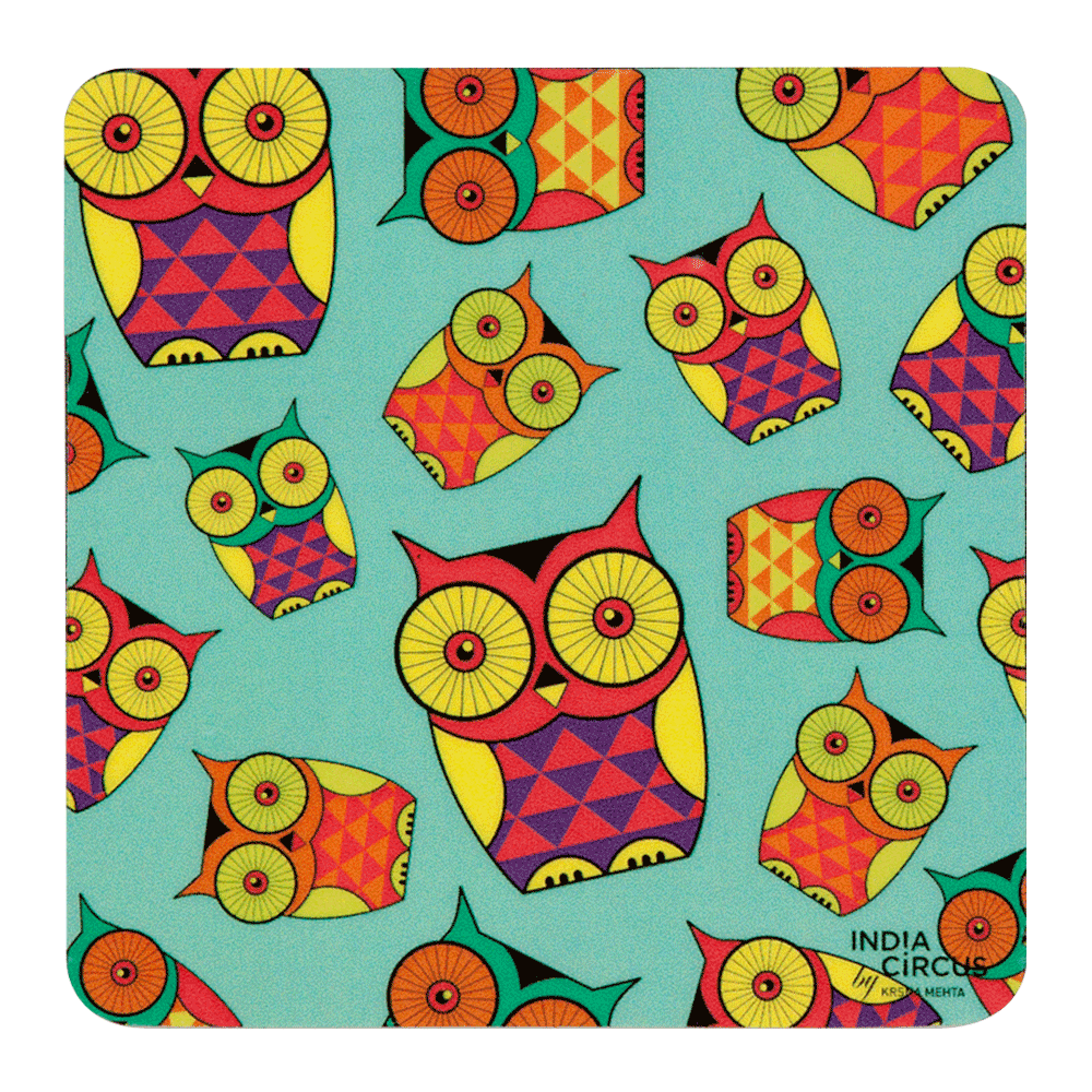Peeking Owls Coasters - (Set of 6)