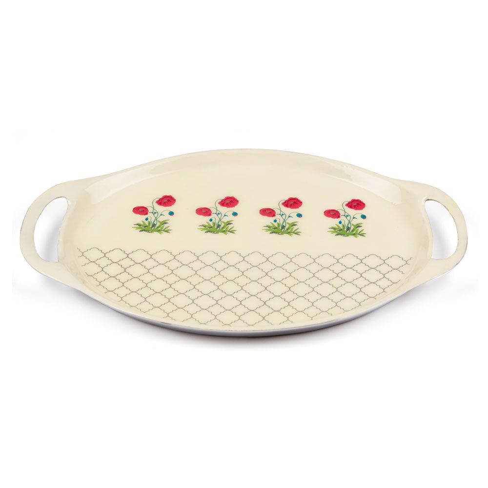 Floral Twinkles Oval Serving Platter