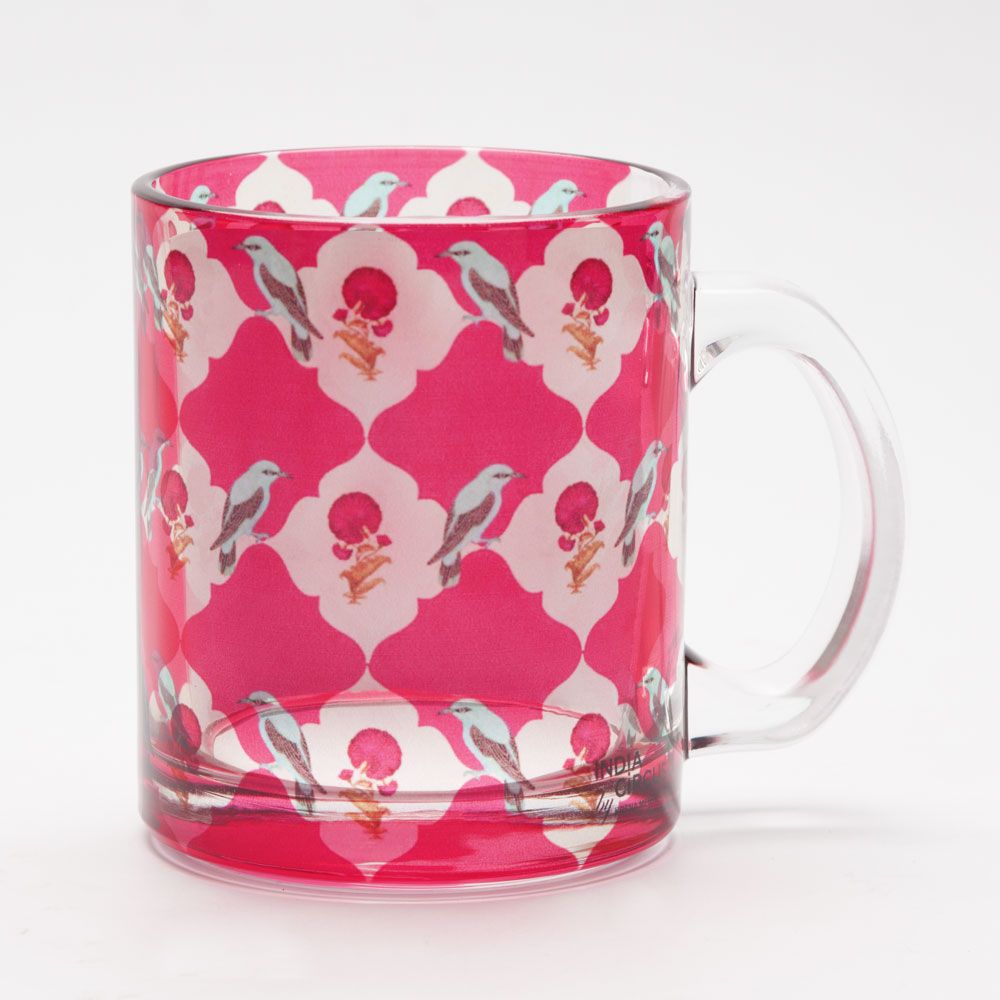 Interlaced Bouquet Glass Mug