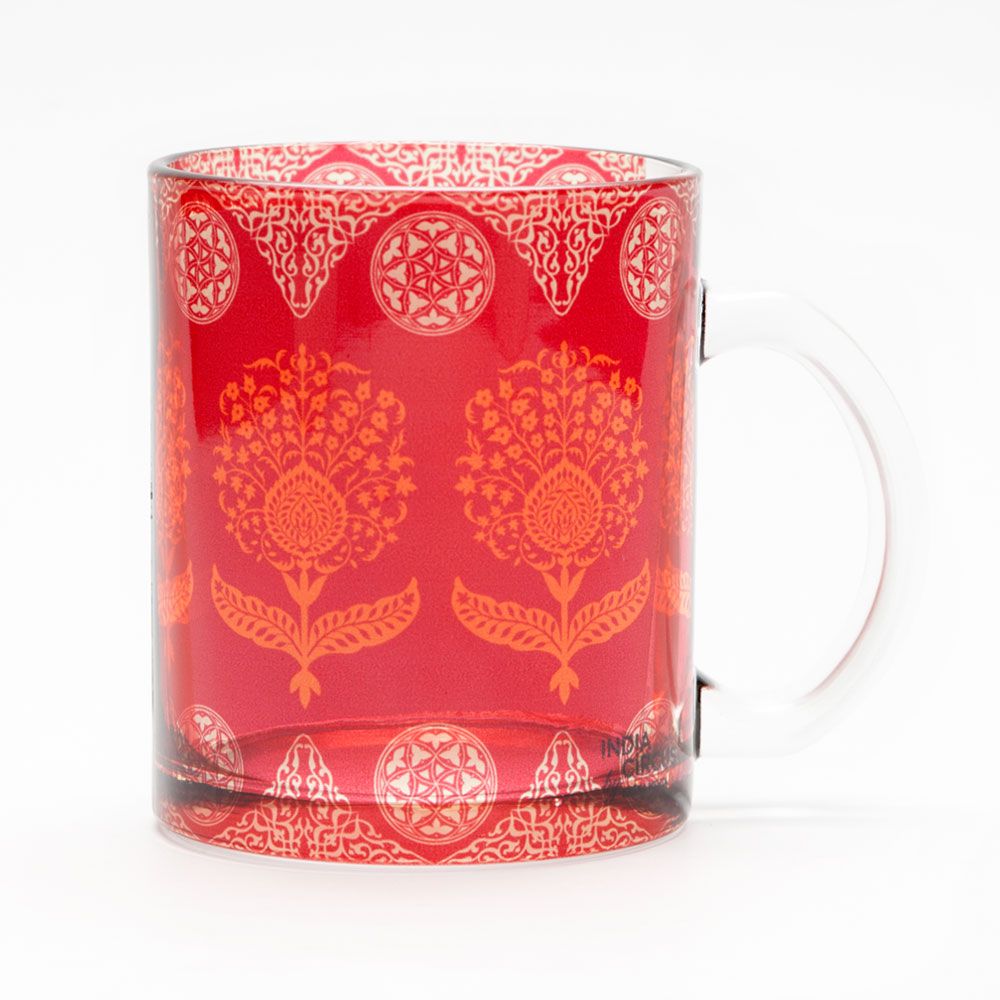 Regal Motifs Glass Mug