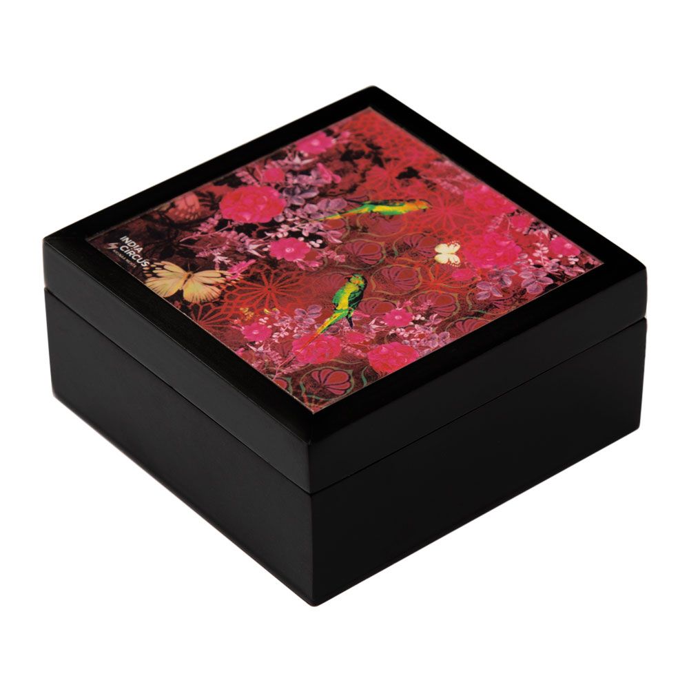 Fleur de Fuchsia Medium Storage Box