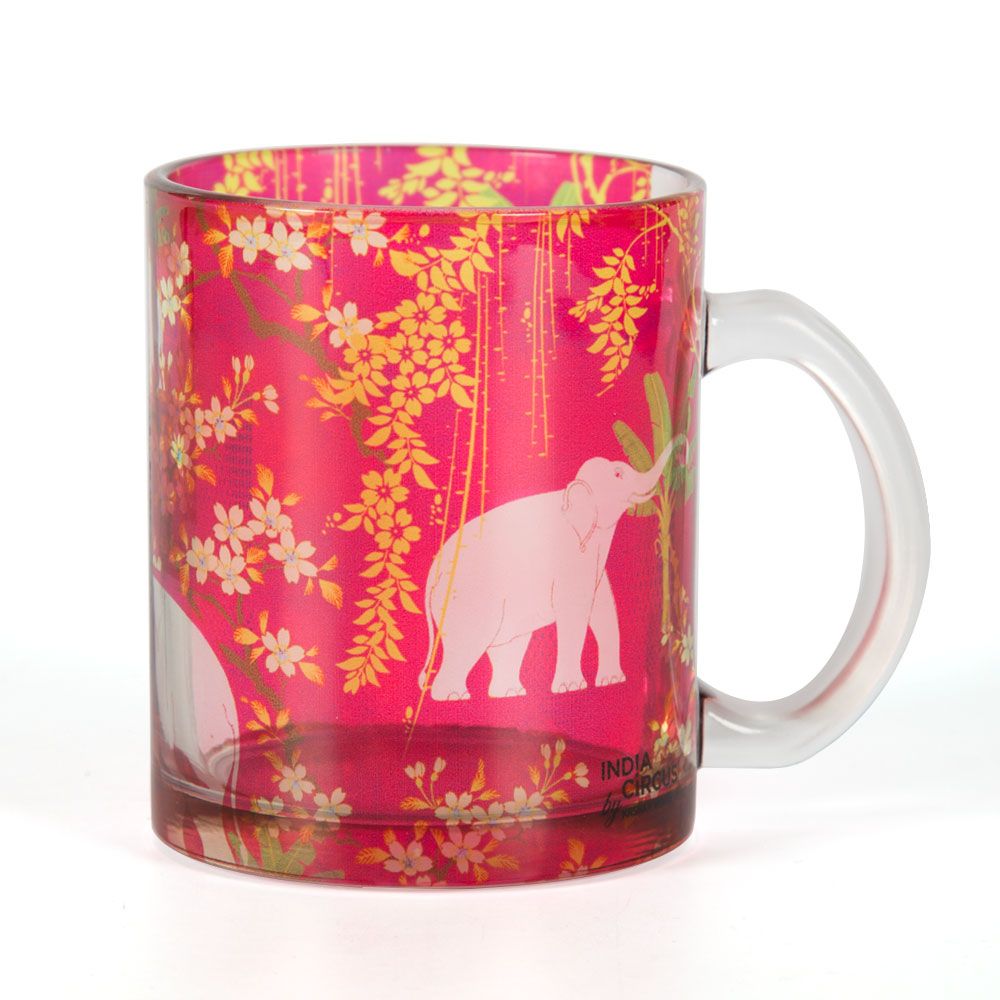 Scarlet Tusk Glass Mug