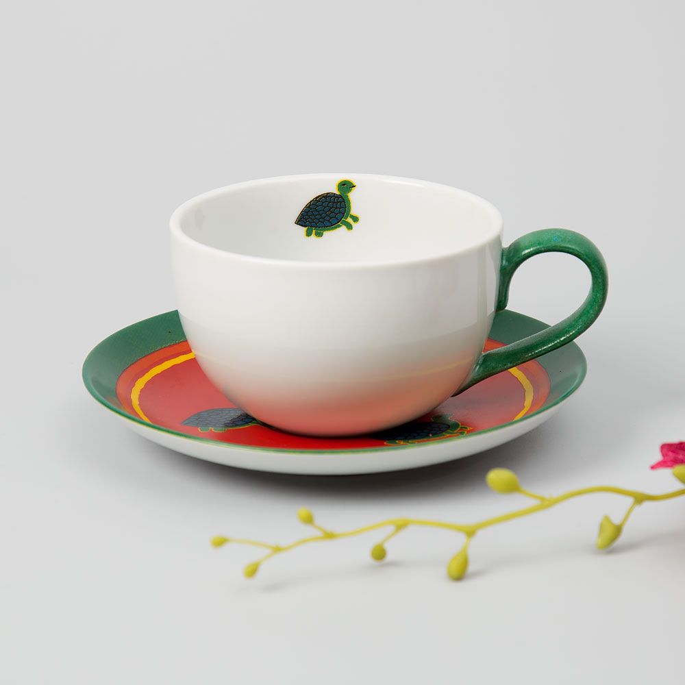 Green with Envy Cup and Saucer