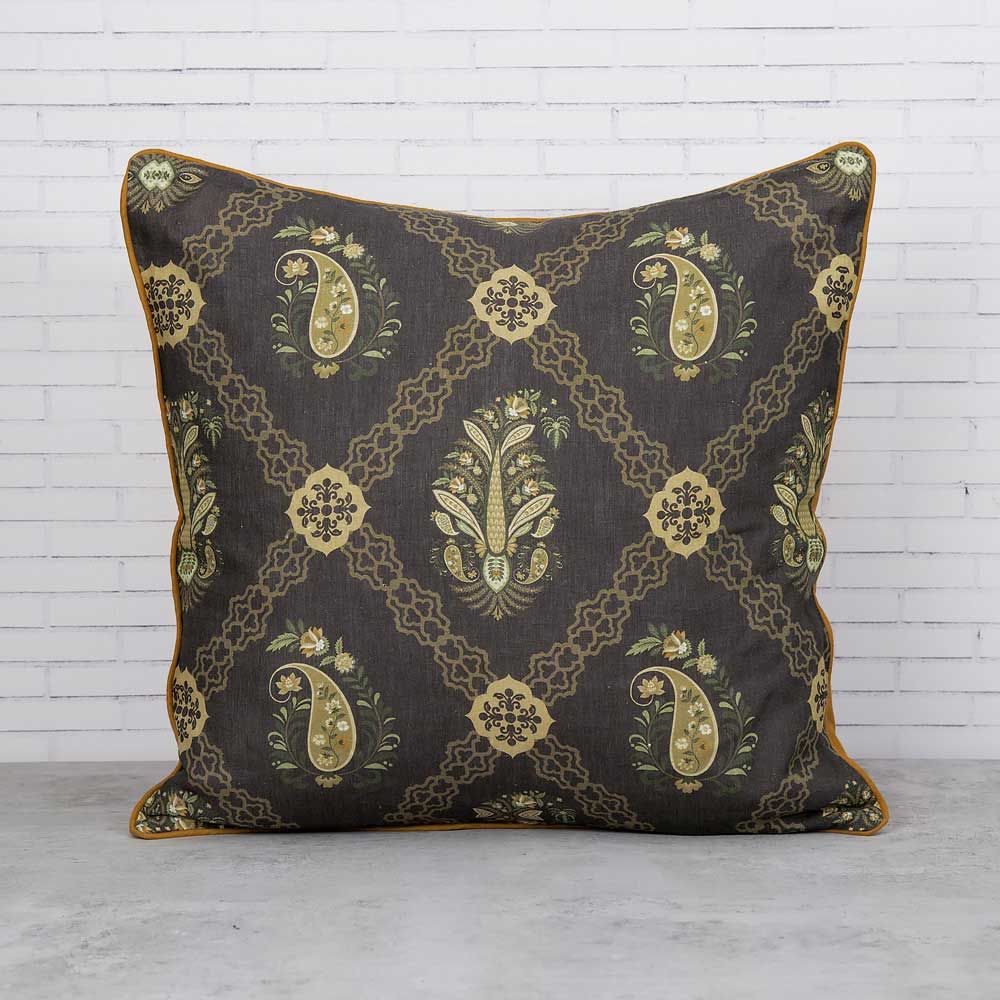 Feathers of Twilight Linen Cushion Cover