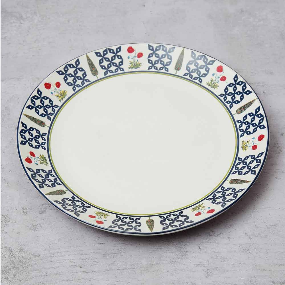 Flowers and Ferns Dinner Plate