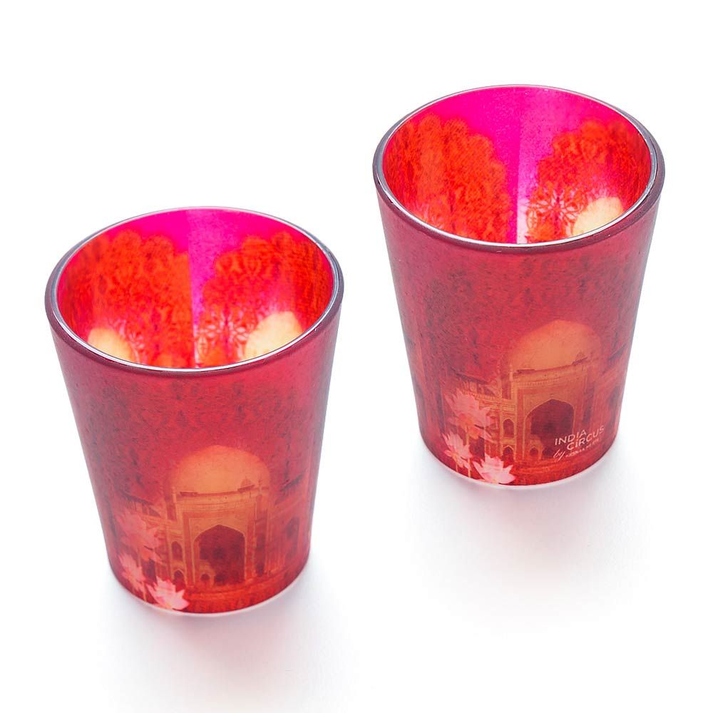 Crown of Palaces Frosted Shot Glasses (Set of 2)
