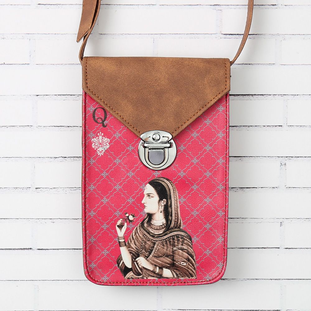 Mughal Queen Playing card Small Sling Bag