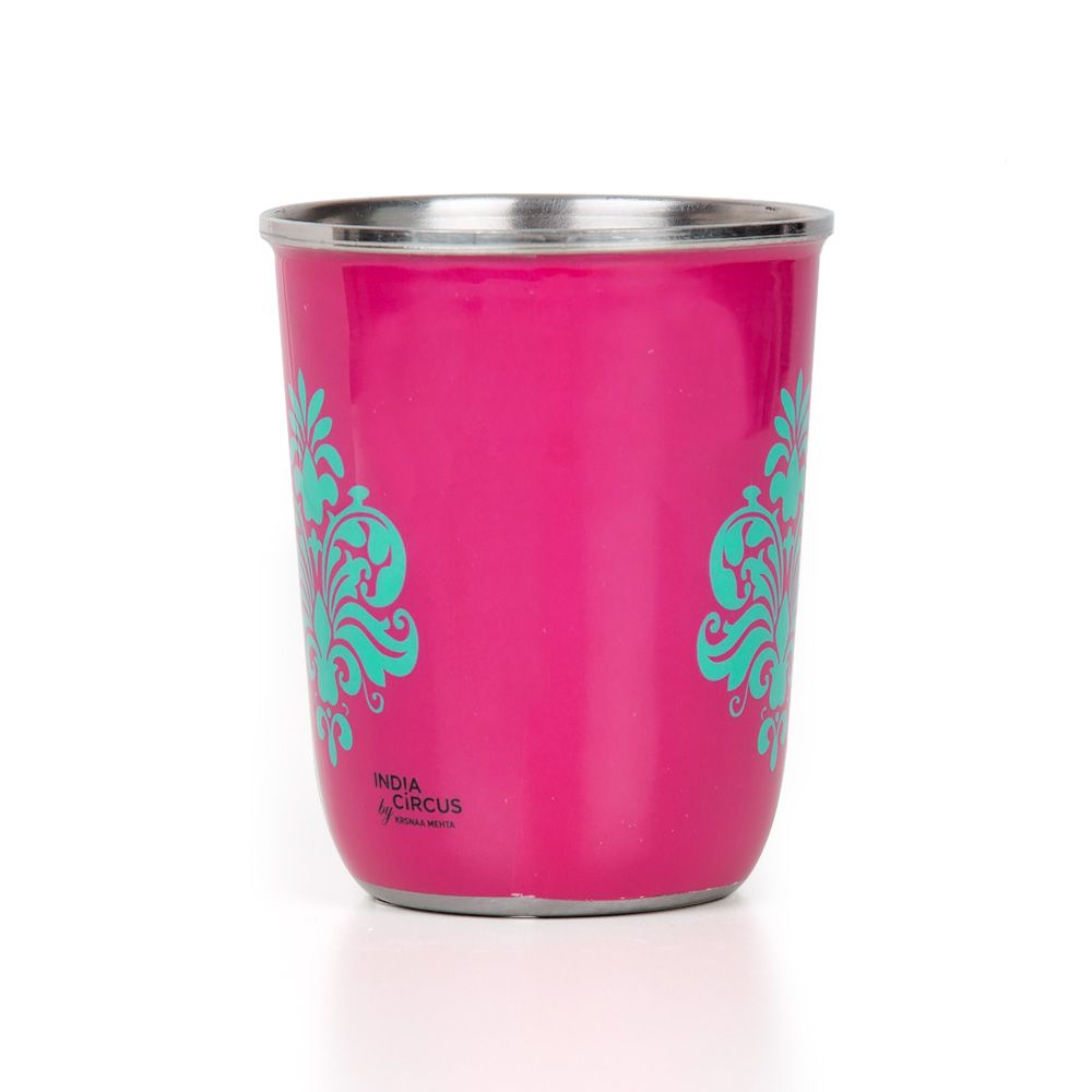 Floral Blossom Small Steel Tumbler (Set of 2)