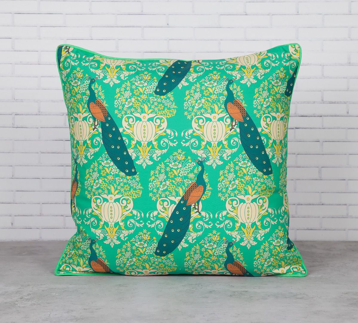 Muster of Eloquence Satin Blend Cushion Cover