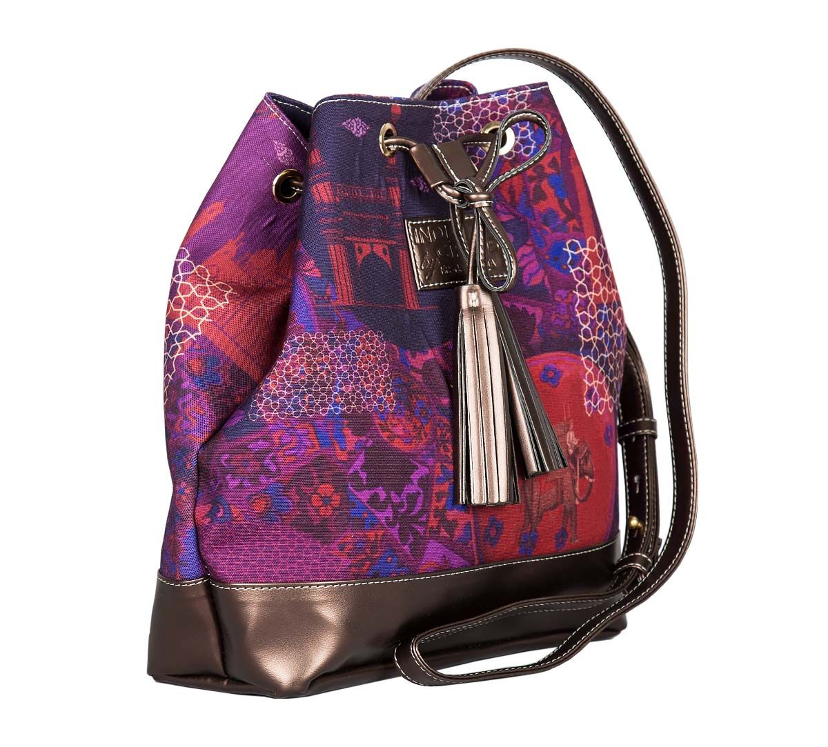 Violet Fusion Hobo Bag