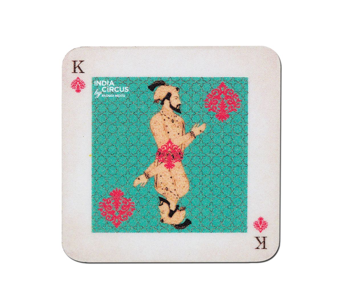Mughal King Playing Card Fridge Magnet