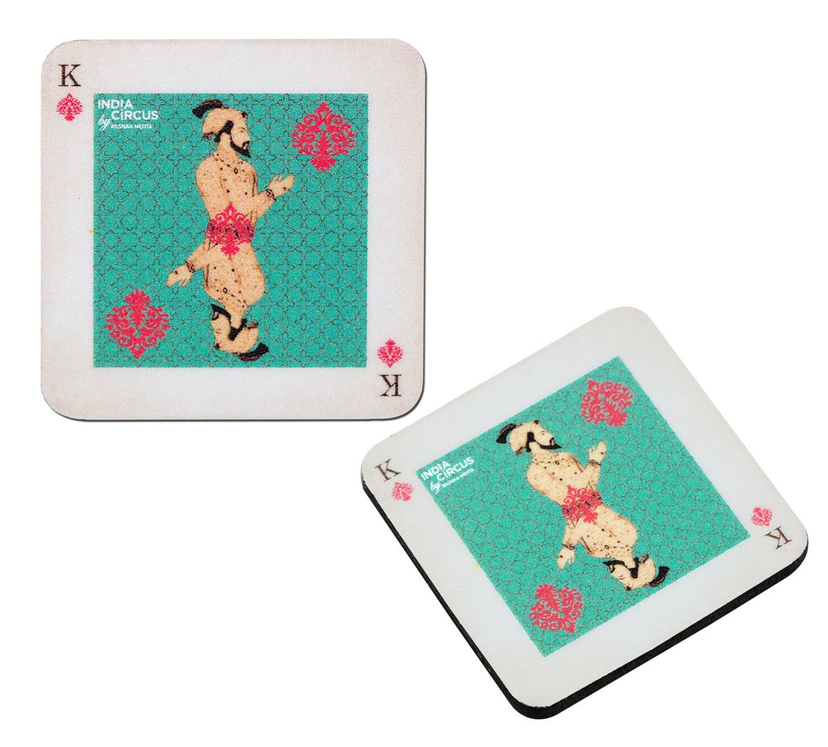 Mughal King Playing Card Fridge Magnet