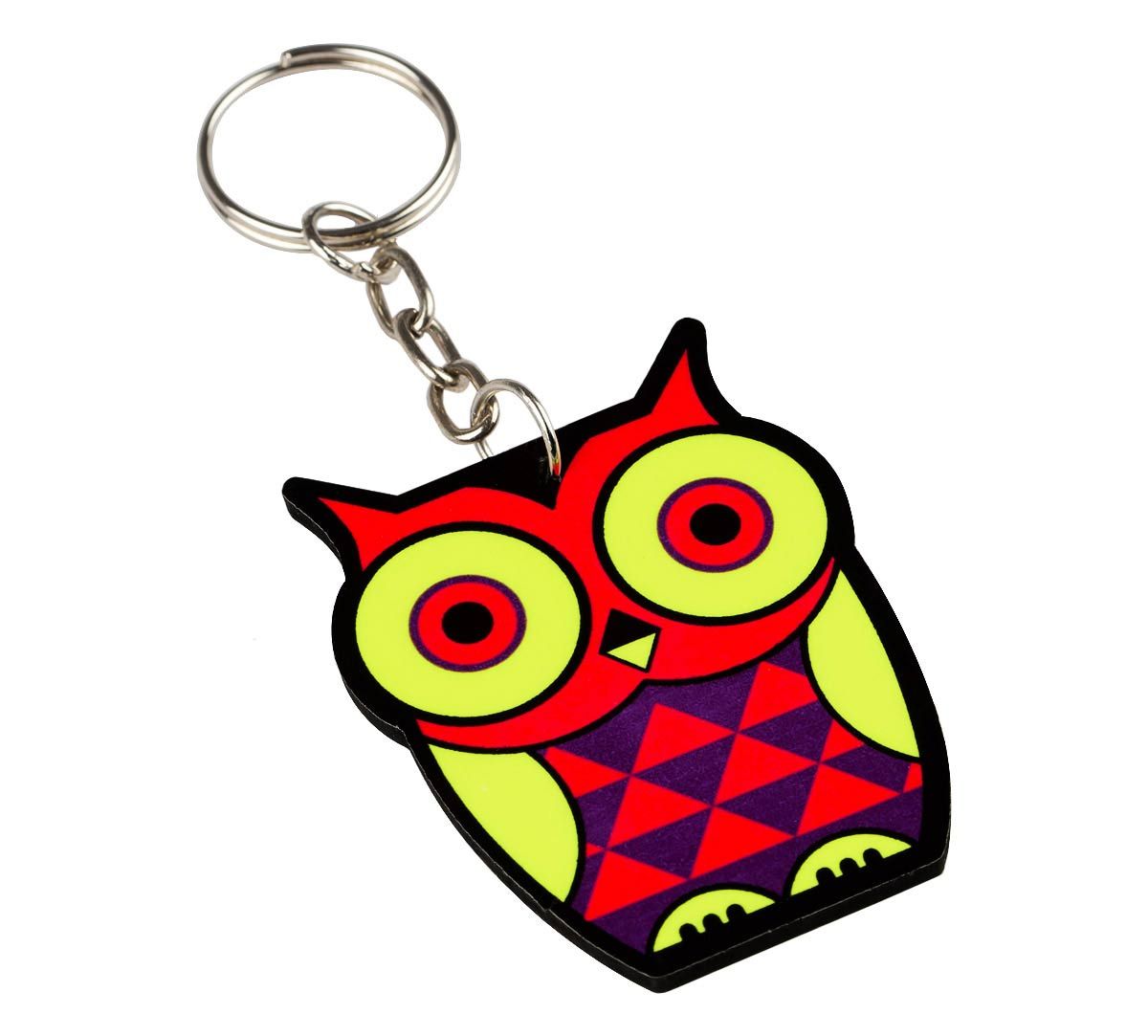 Peeking Owls Keychain