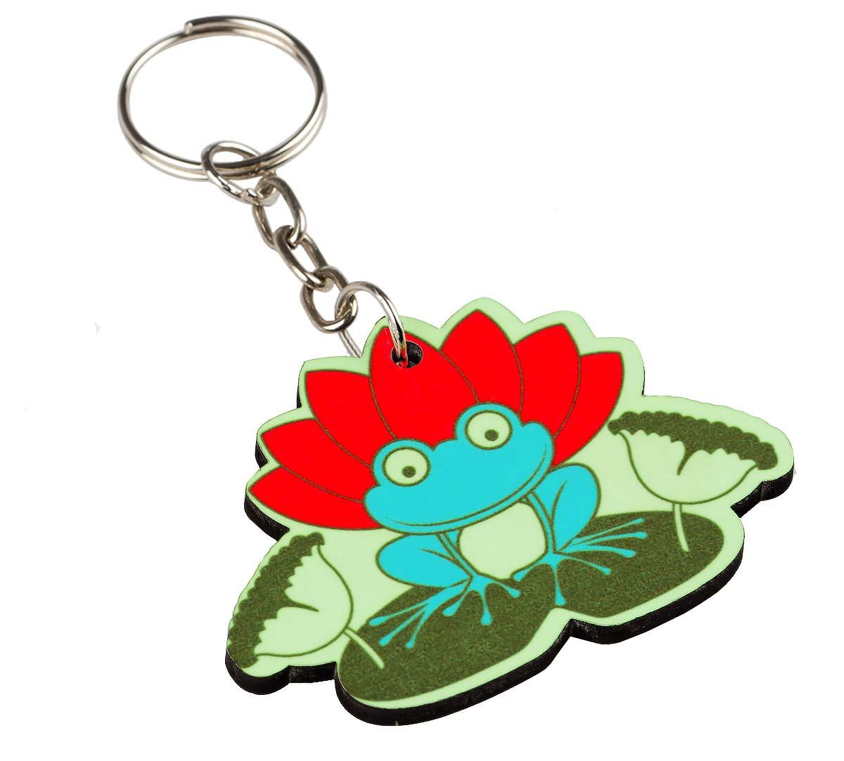 Lotus Toad Keychain