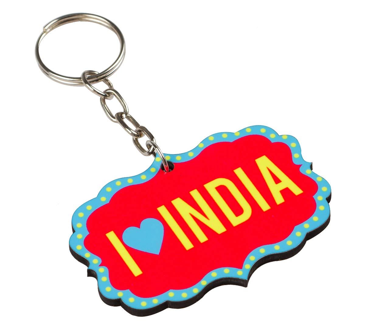 I Heart India Keychain