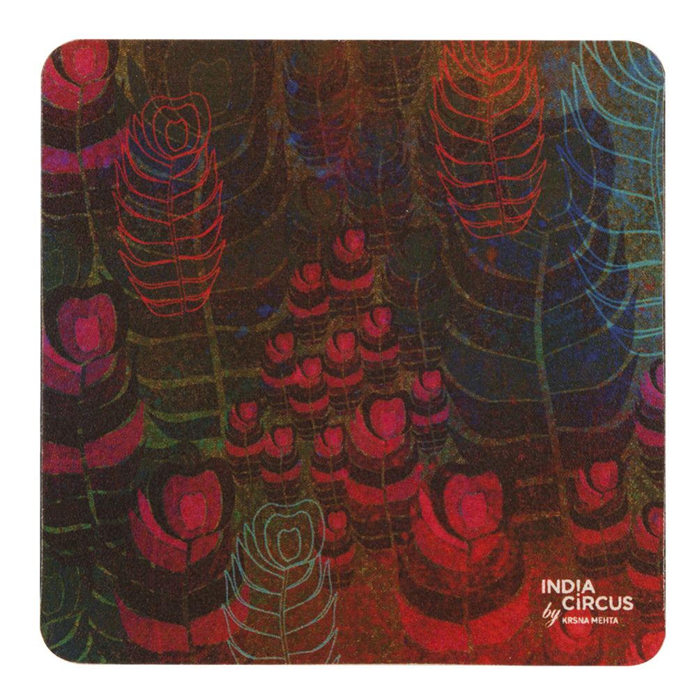 Fern Forest Rubber Coasters - (Set of 6)