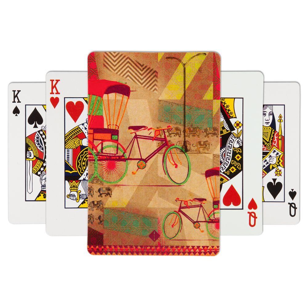 Jalebi Chalo Double - Seat Playing Card - (Set of 2)