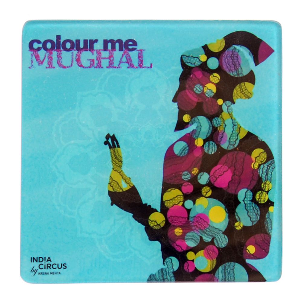 Jalebi Colour Me Moghul Acrylic Coasters - (Set of 6)