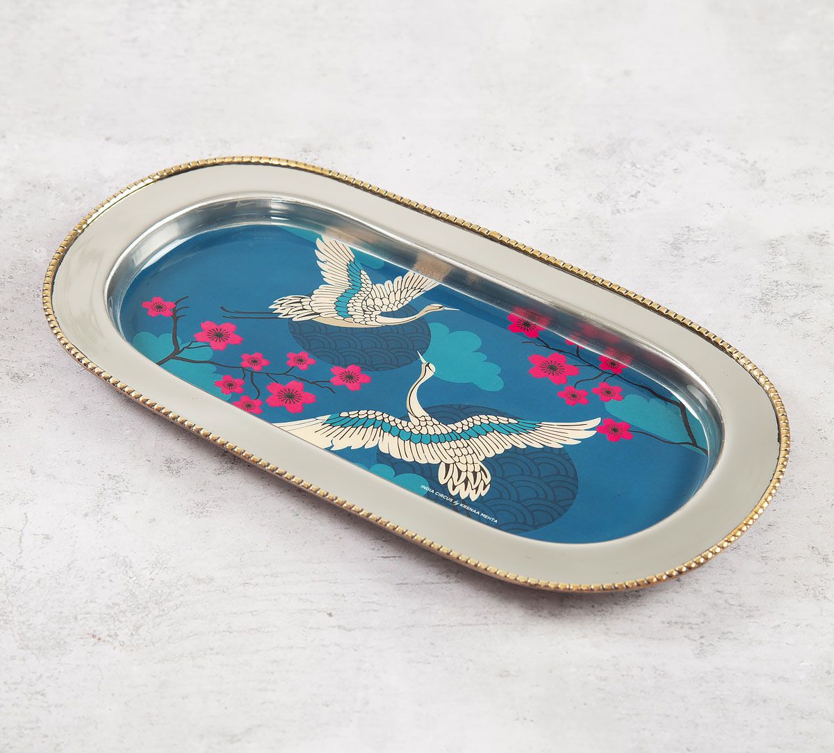 India Circus Aerial Moments Steel Serving Tray