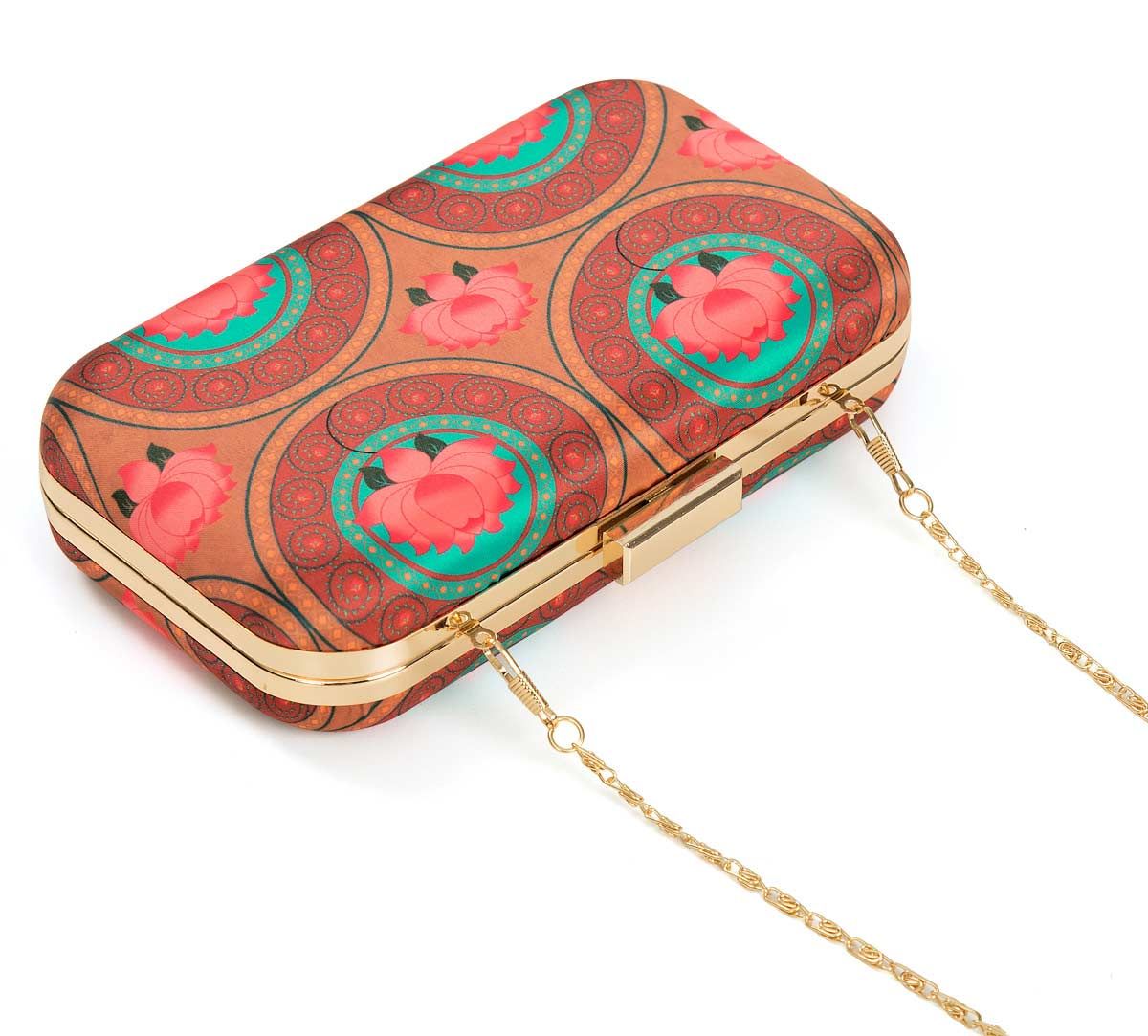 India Circus Amber Platter Symmetry Clutch