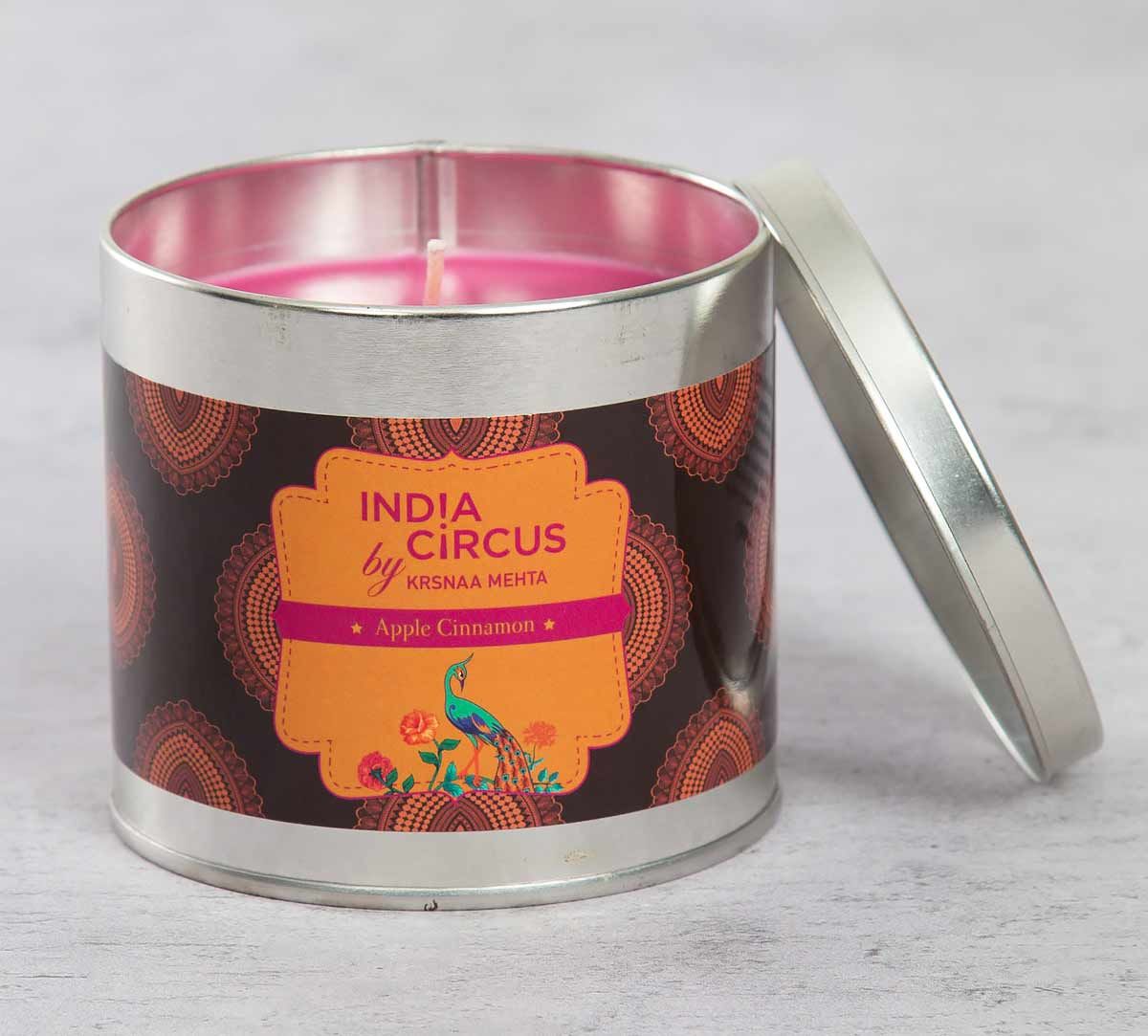 India Circus Apple Cinnamon Tin Candle