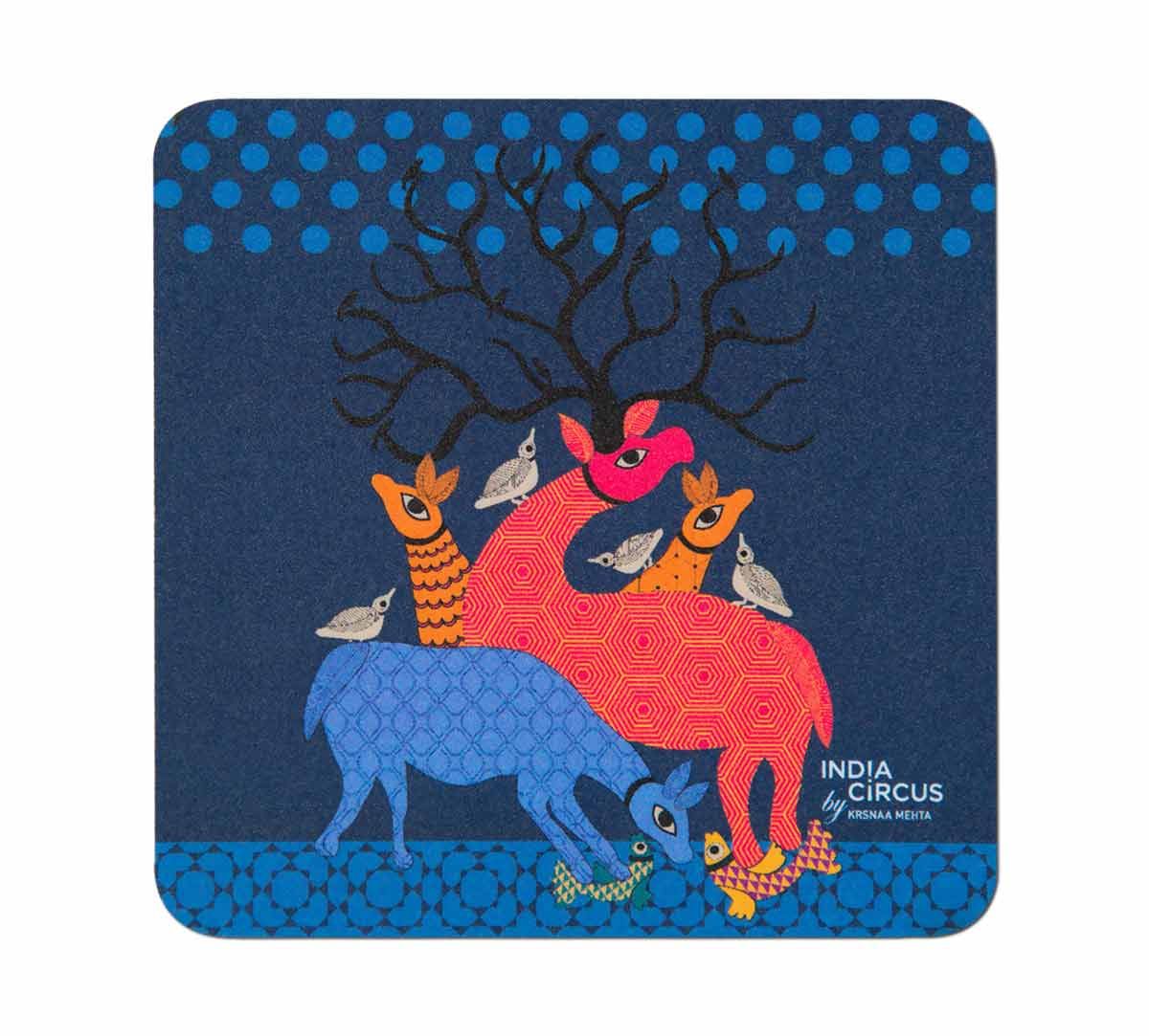 India Circus Artistic Intimacy Table Coaster