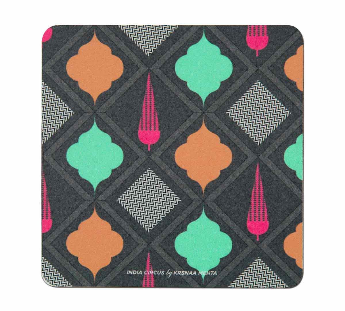 India Circus Assorted Geometry Table Coaster Set of 6
