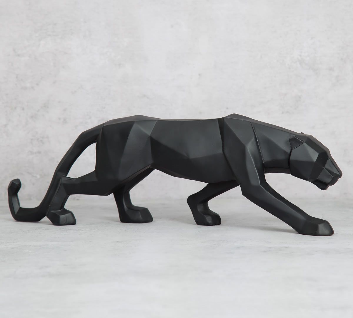 India Circus Black Panthera Figurine
