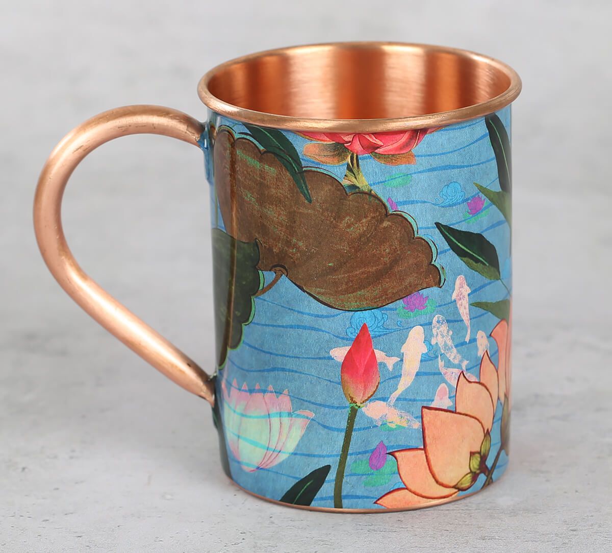 India Circus by Krsnaa Mehta Blossomy Mosaic Copper Mug