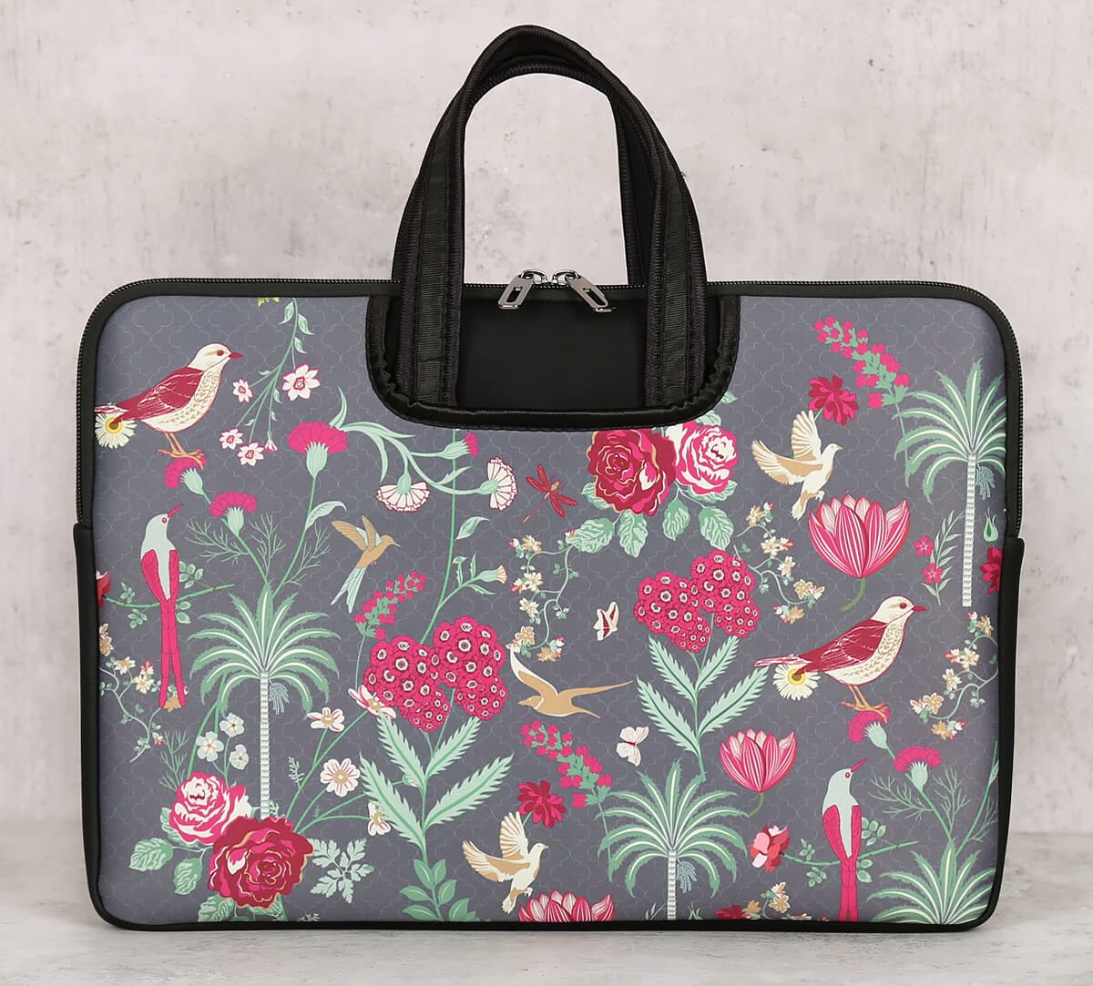 India Circus by Krsnaa Mehta Floral Galore Laptop Sleeve Bag