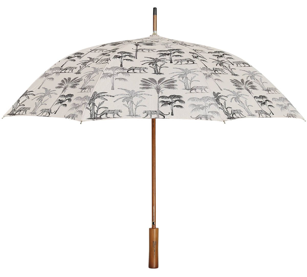 India Circus by Krsnaa Mehta Grayscale Safari Long Umbrella