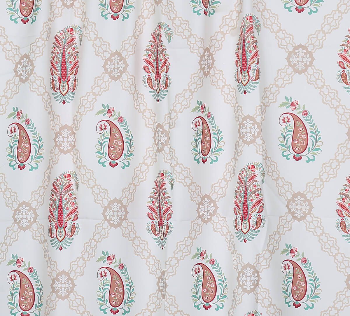 India Circus by Krsnaa Mehta Ivory Feathers of Twilight Fabric