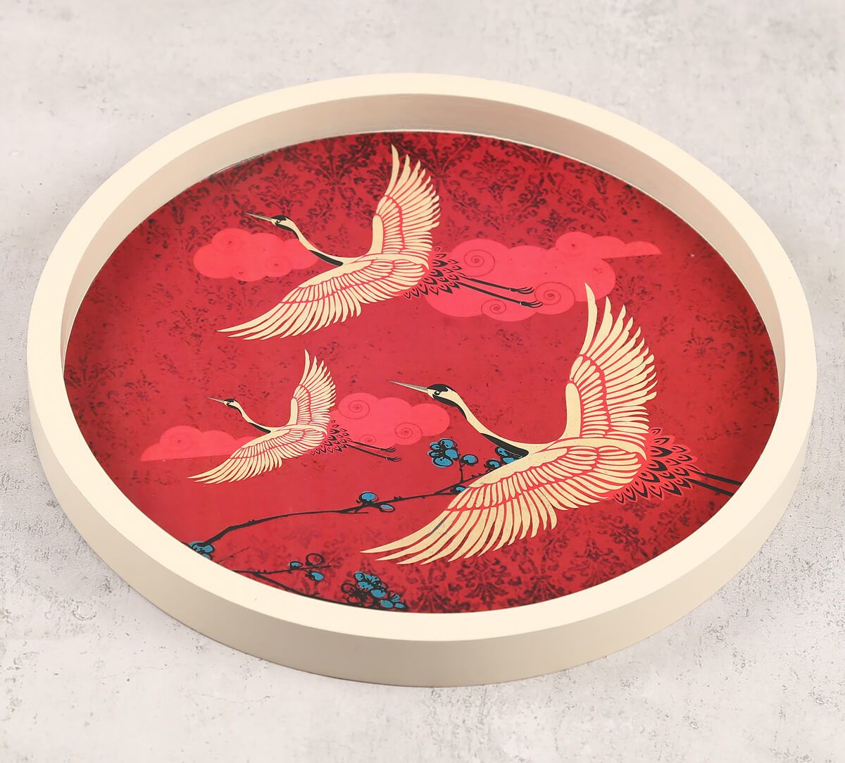 India Circus by Krsnaa Mehta Legend of the Cranes Decor Plate