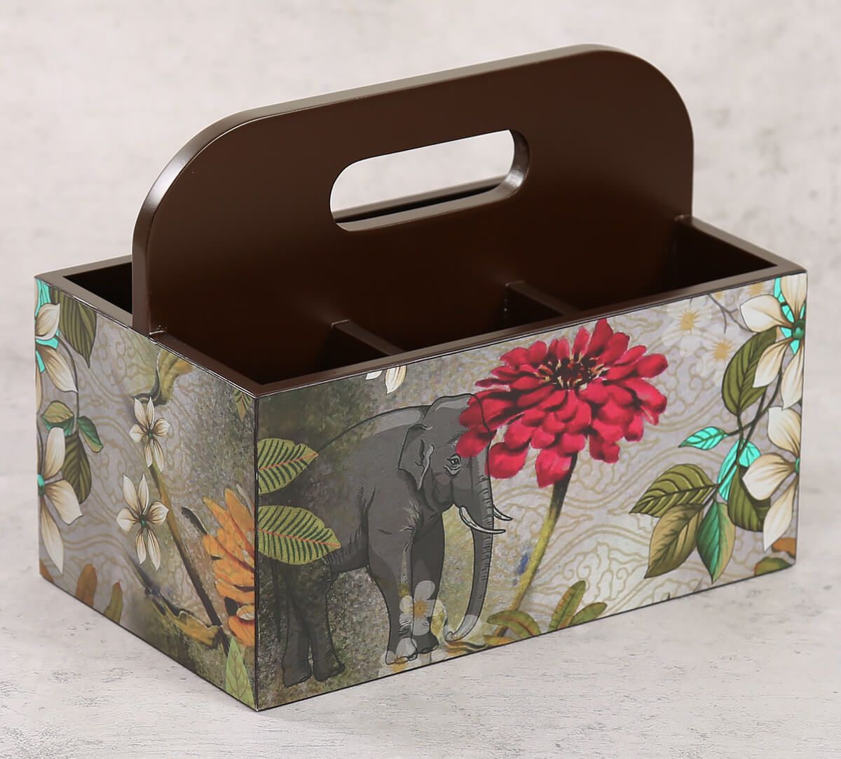 India Circus by Krsnaa Mehta March of the Blossoms Cutlery Holder