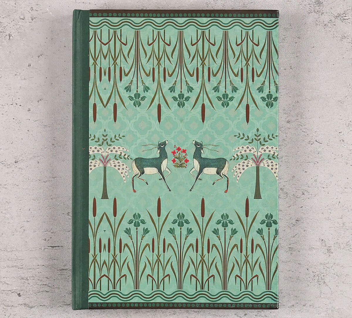 India Circus by Krsnaa Mehta Mirroring Deer Garden A6 Notebook