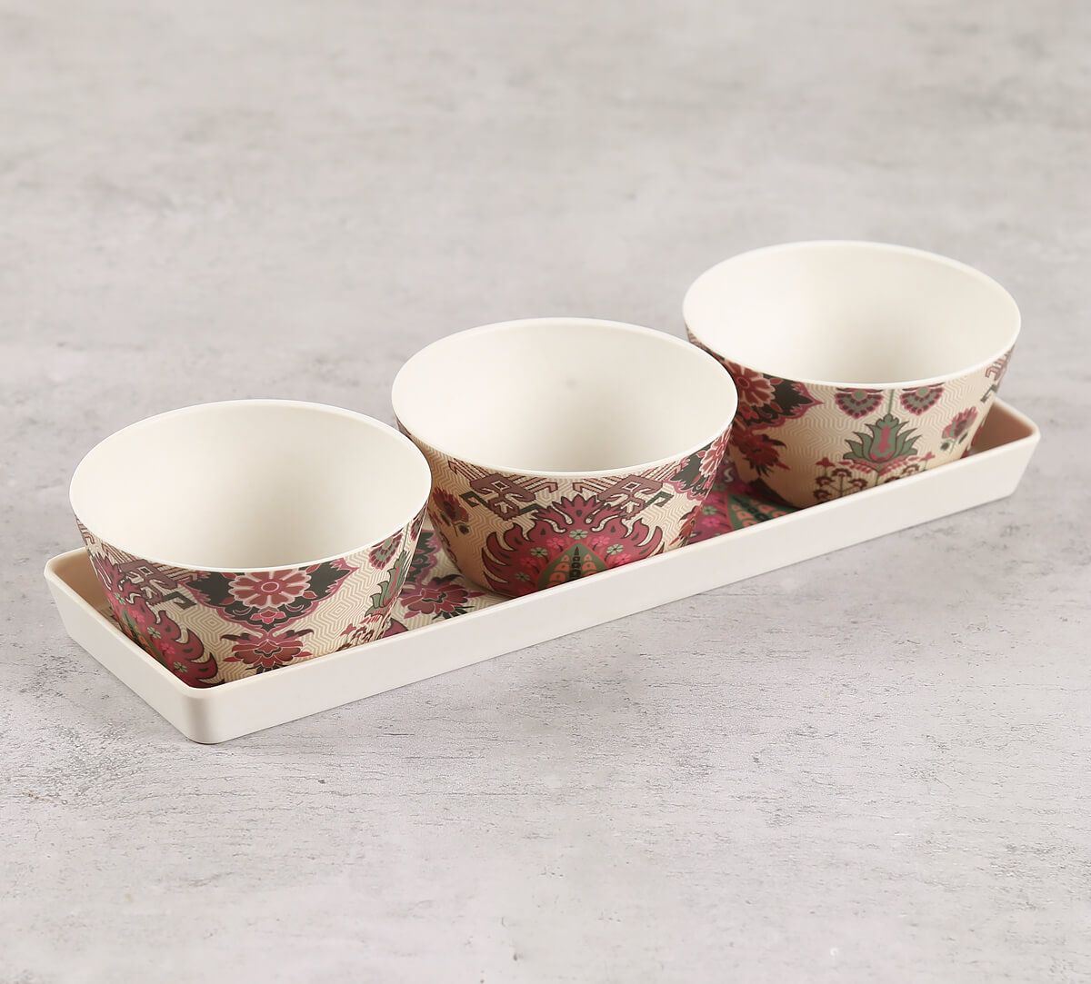 India Circus by Krsnaa Mehta Mystifying Dazzle Bowls and Tray Set