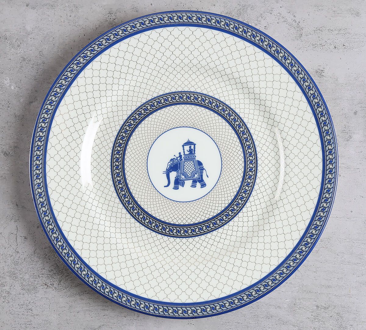 India Circus by Krsnaa Mehta Oceanic Opulence Dinner Plate Set of 2