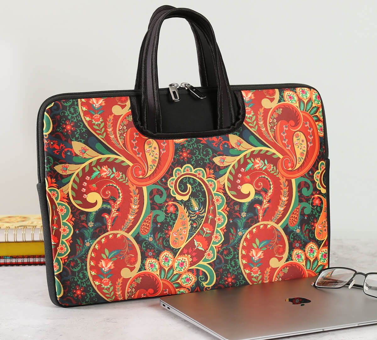 India Circus by Krsnaa Mehta Paisley Romance Laptop Sleeve Bag