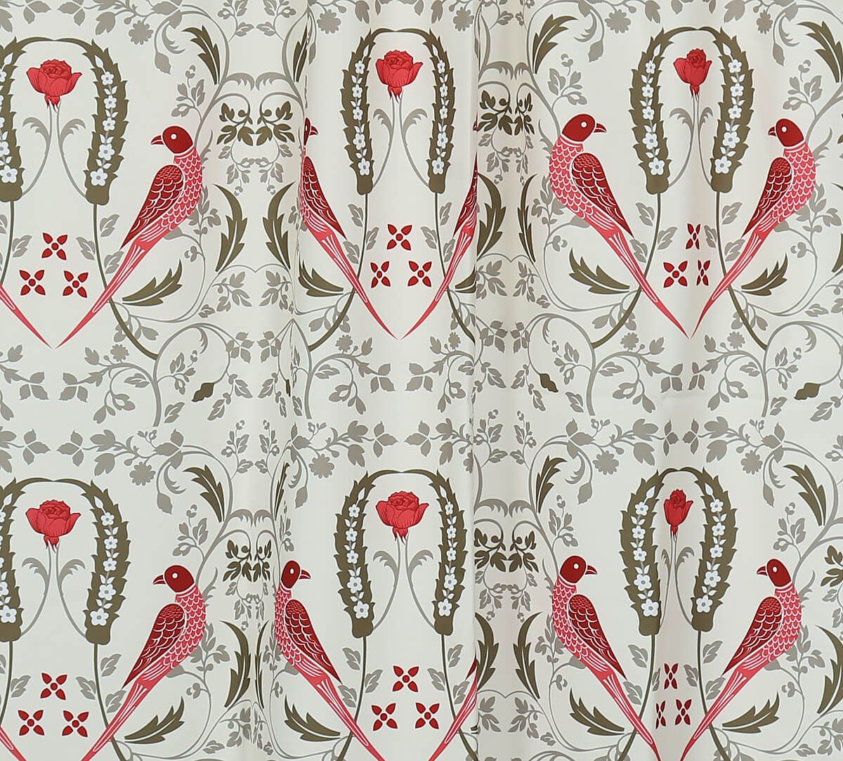 India Circus by Krsnaa Mehta Parakeet Florals Fabric
