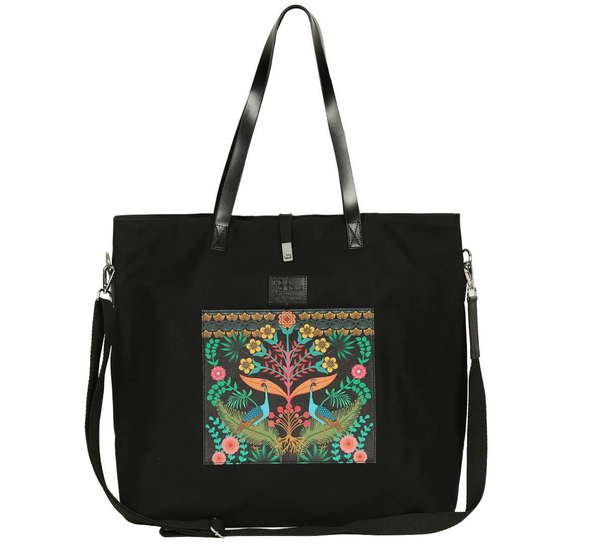 Women Mini Peacock Embroidery Handbag - Ethnic Retro Canvas Party Purse(black):  Handbags: Amazon.com