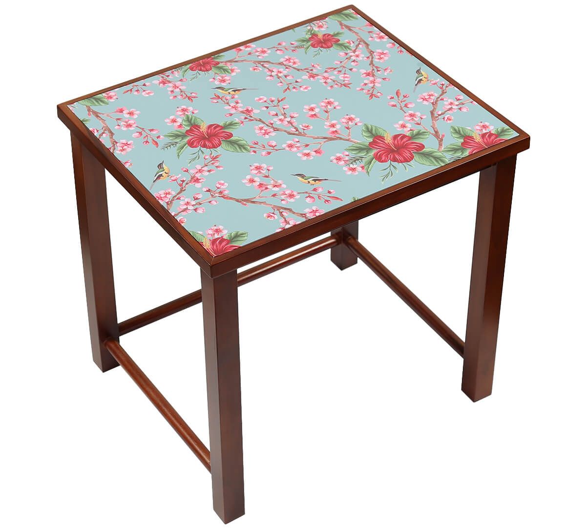 India Circus by Krsnaa Mehta Perching Floral Paradise Nesting Table