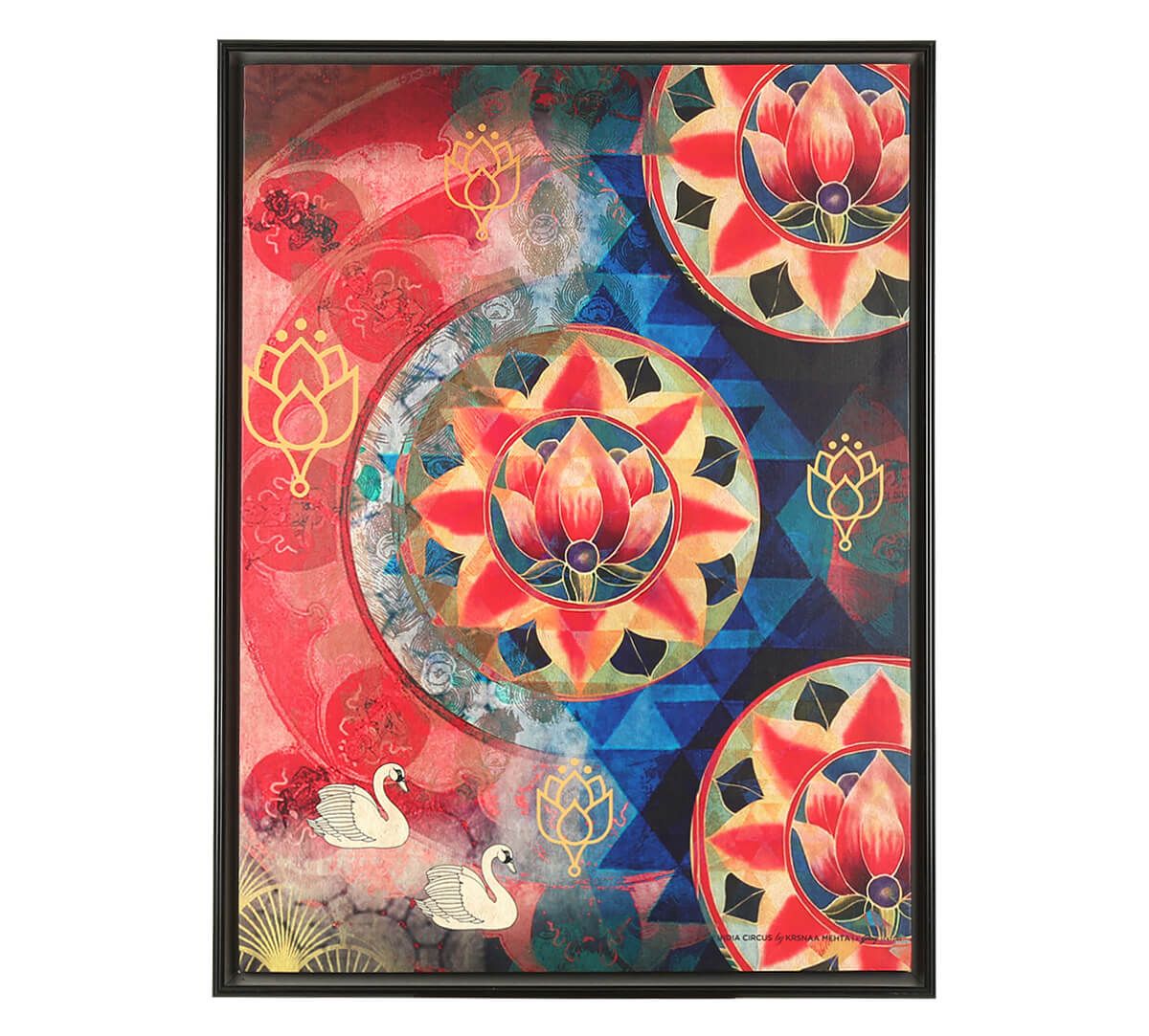 India Circus by Krsnaa Mehta Picturesque Fairy Tale Floating Framed Canvas Wall Art